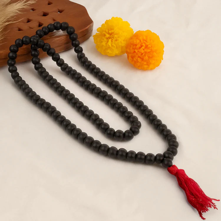 Premium Original Karungali Malai - Natural Black Ebony Wood