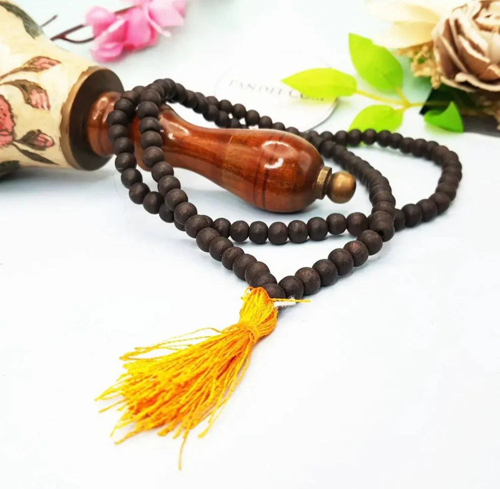 Premium Original Karungali Malai - Natural Black Ebony Wood