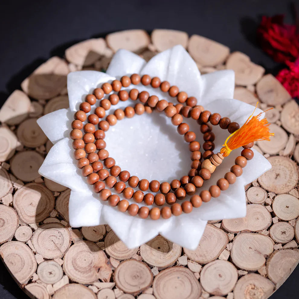 Chandan Mala (Sandalwood 108 Beads)