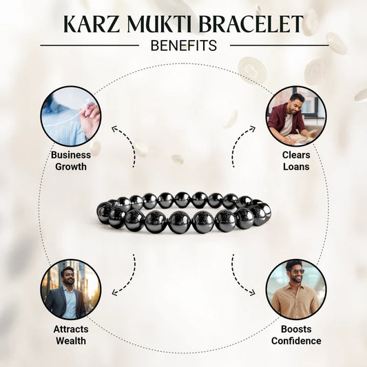 Karz Mukti Bracelet (With Original Silver Hematite)