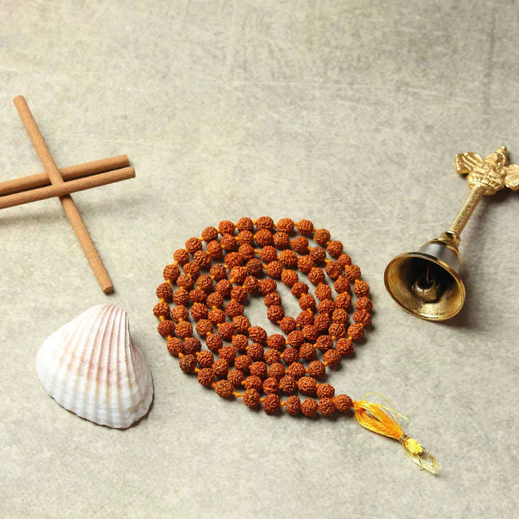 Original Rudraksha Mala (5 Mukhi Mala, 108 beads Mala)