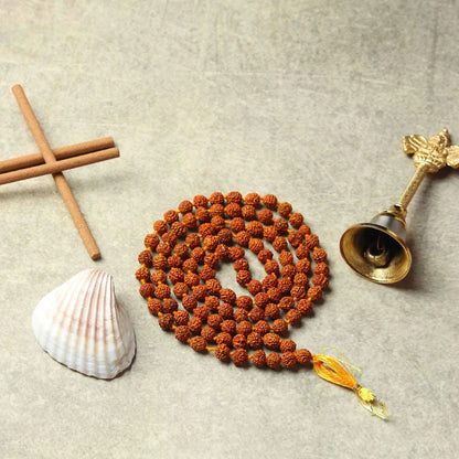 Original Rudraksha Mala (5 Mukhi Mala, 108 beads Mala)