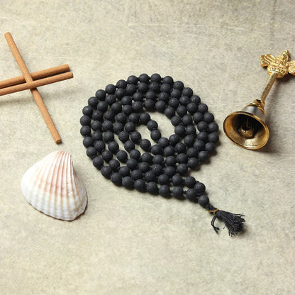 Jwala Mukhi Mala - Volcano Lava Stone