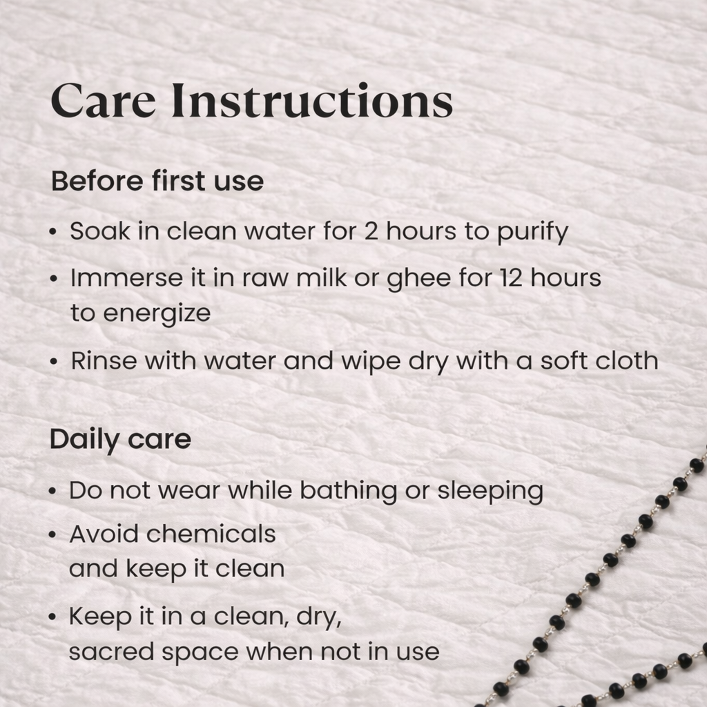 Karungali Malai Silver Cap Plated 8mm