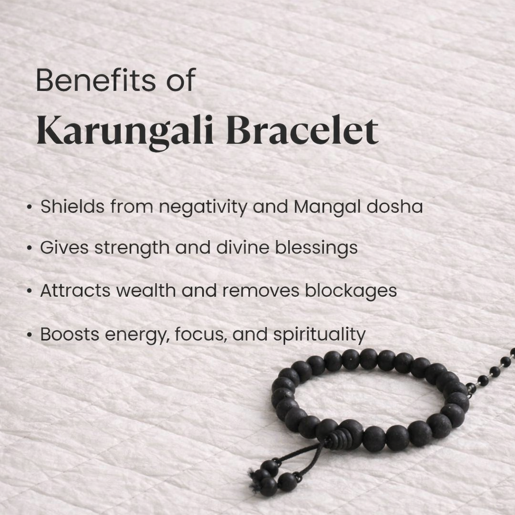 అసలు కరుంగాలి బ్రాస్‌లెట్ 8మి.మీ